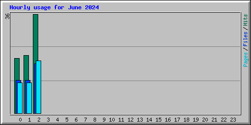 Hourly usage for June 2024